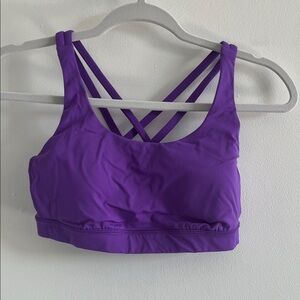 lululemon athletica purple Energy Bra